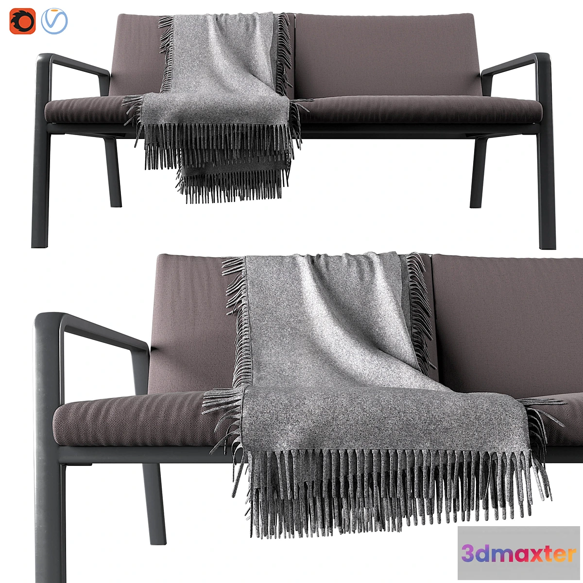 606777 - Park life 2-Seater Sofa By Jasper Morrison