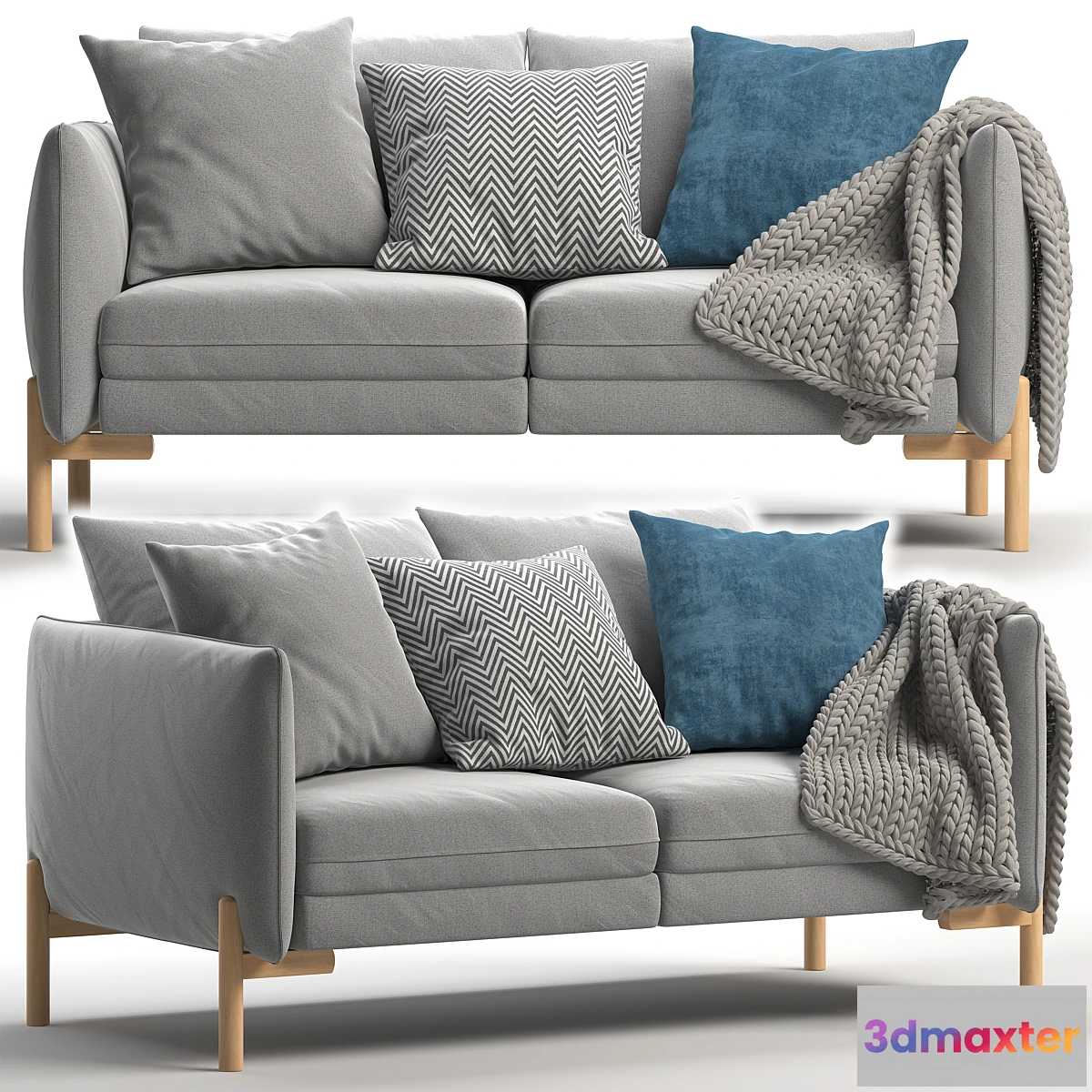 606827 - John Lewis & Partners Pillow Medium 2 Seater Sofa