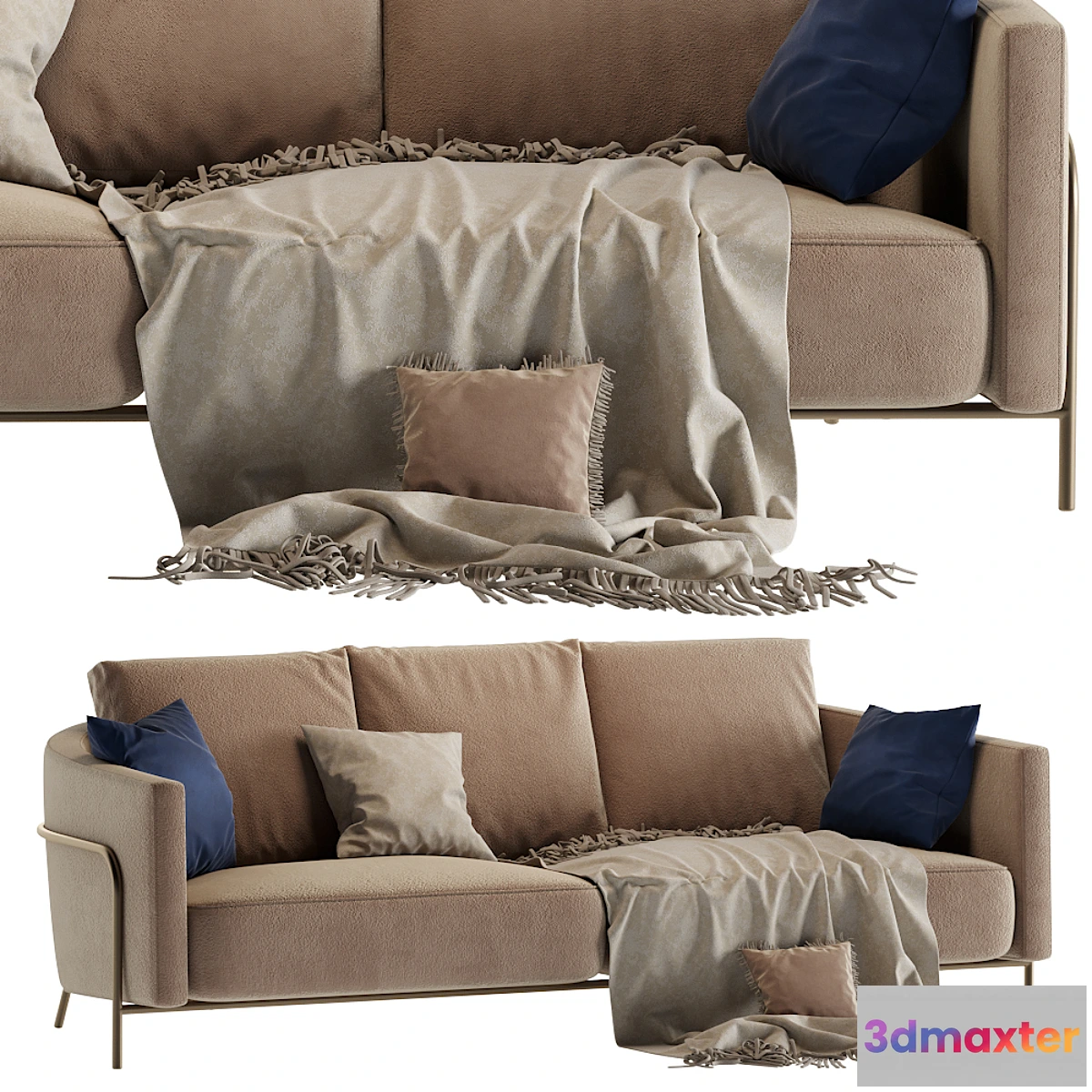 606837 - Formitalia GIULIA Velvet sofa