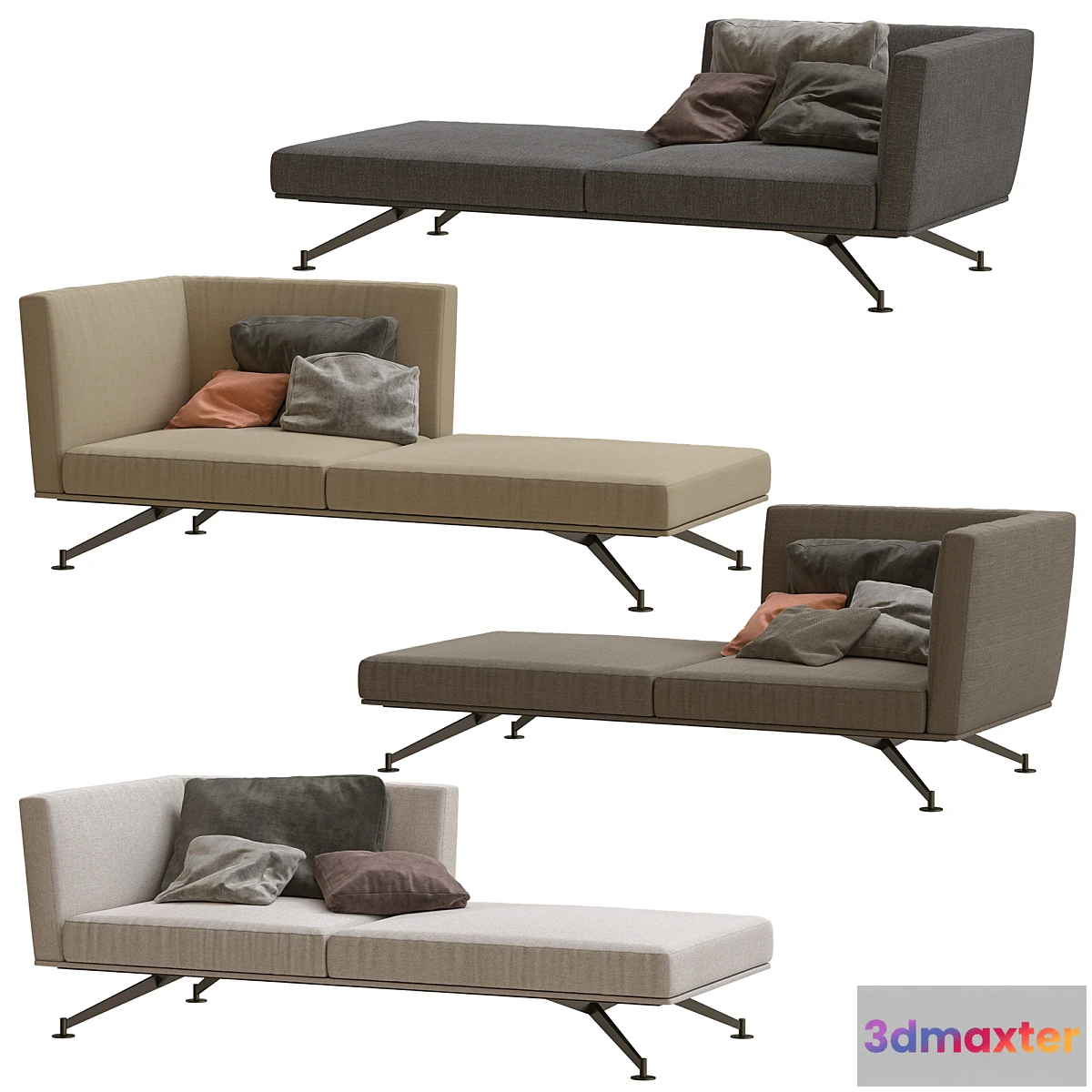 606987 - Lema Neil Sofas pack 4 by Francesco Rota