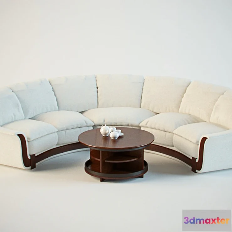621431 - Semicircular sofa