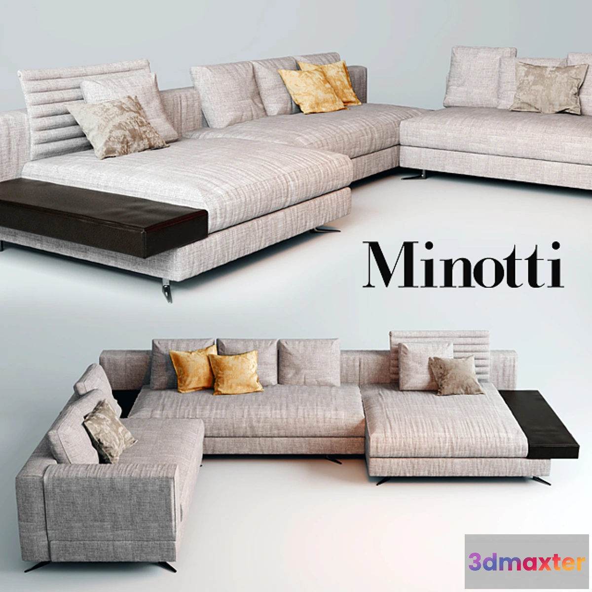 621581 - Minotti white sofa - No.5