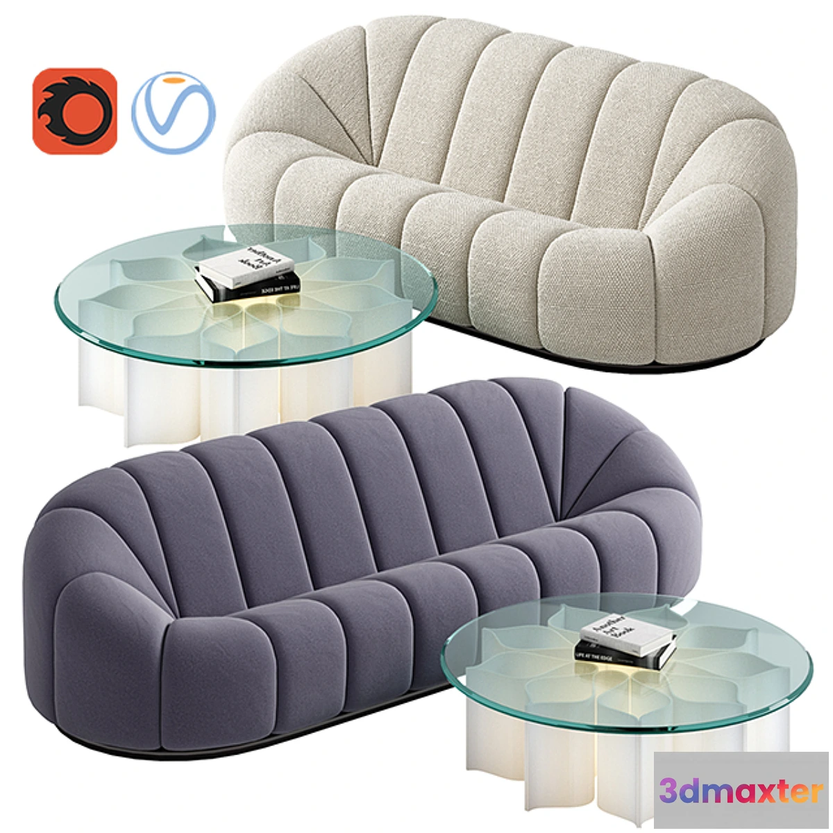 621695 - Pierre Paulin Canape Alpha - No.2