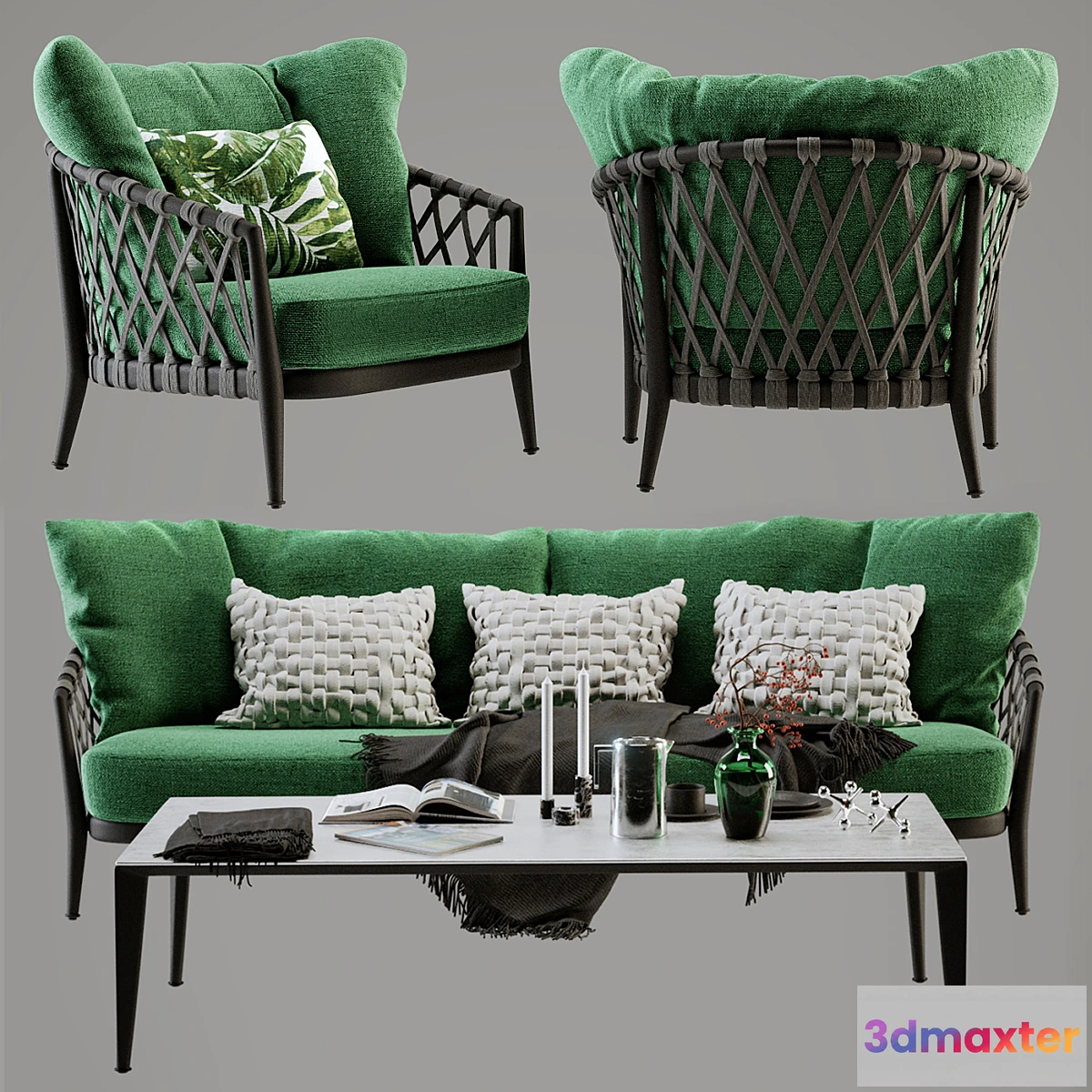 621703 - B & B Italia Erica Sofa and Chair