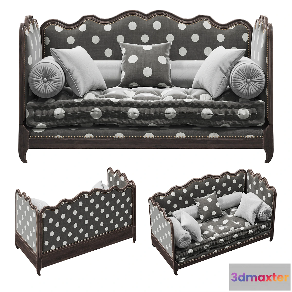 621733 - Sofa bed Sevigne day bed by Moissonnier