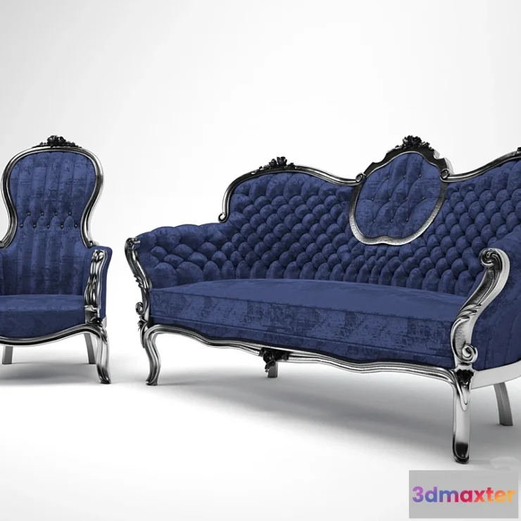 621879 - victorian sofa & chair - No.2