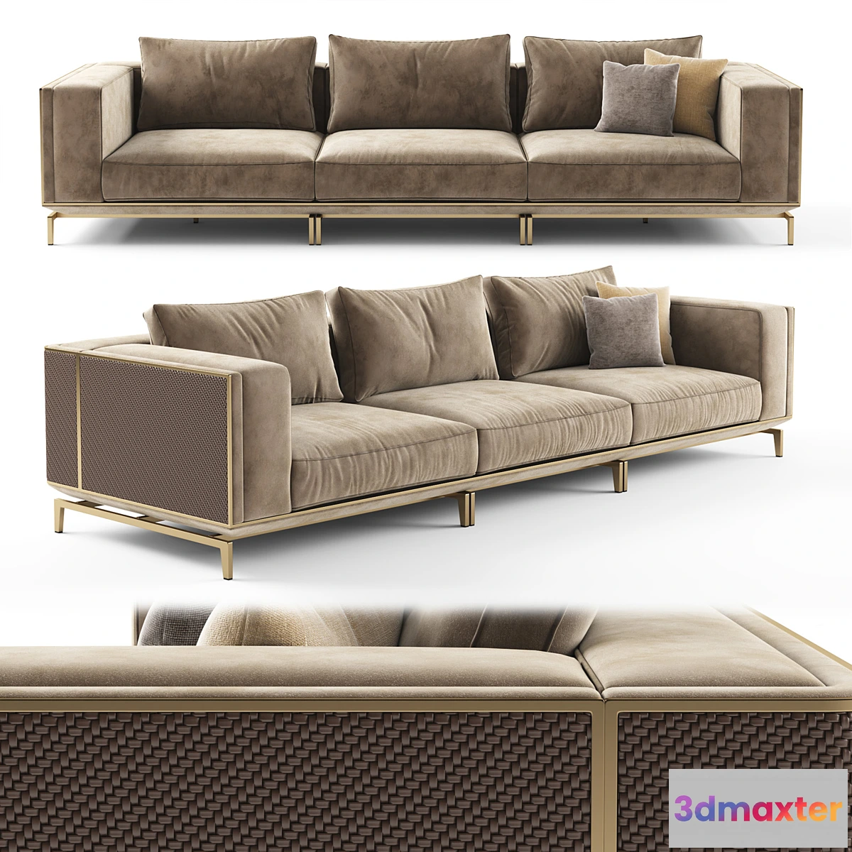 621891 - Visionnaire BACKSTAGE 3 seater sofa - No.2
