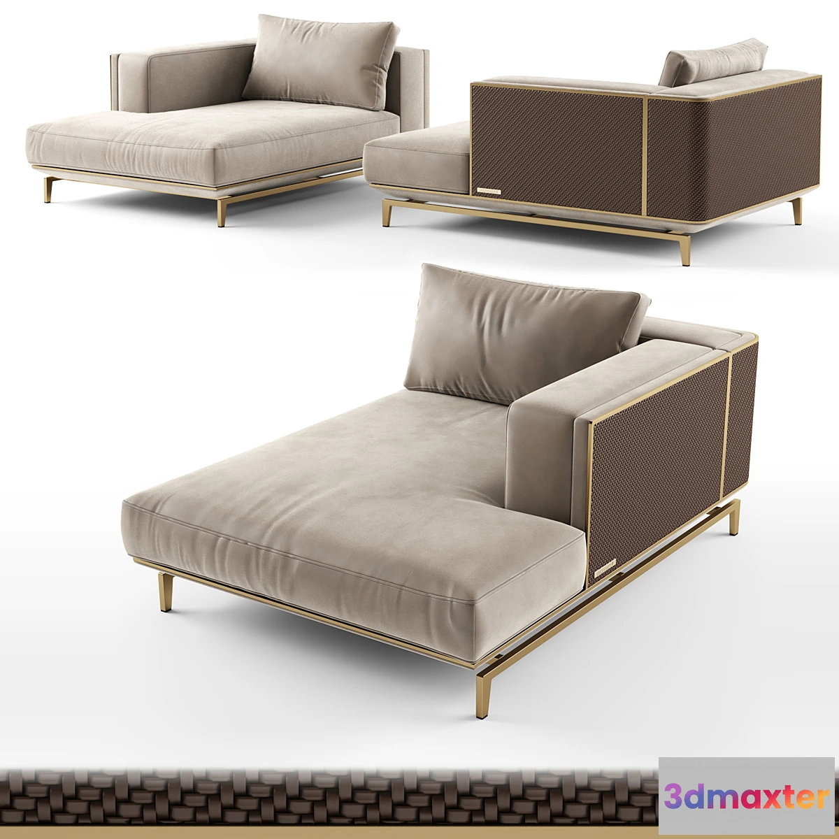 621893 - Visionnaire BACKSTAGE Chaise Longue