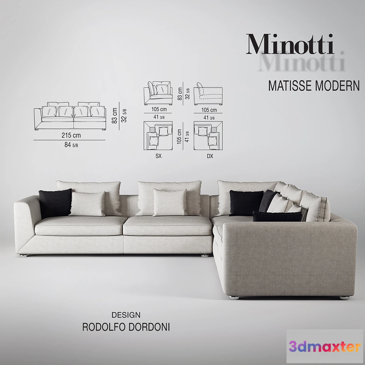 627567 - Minotti Matisse Modern