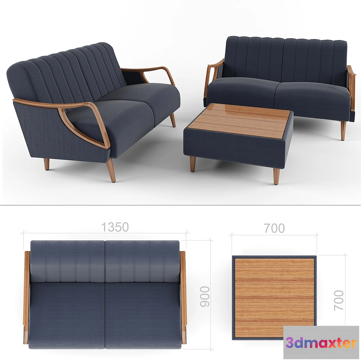 637079 - The sofa + table