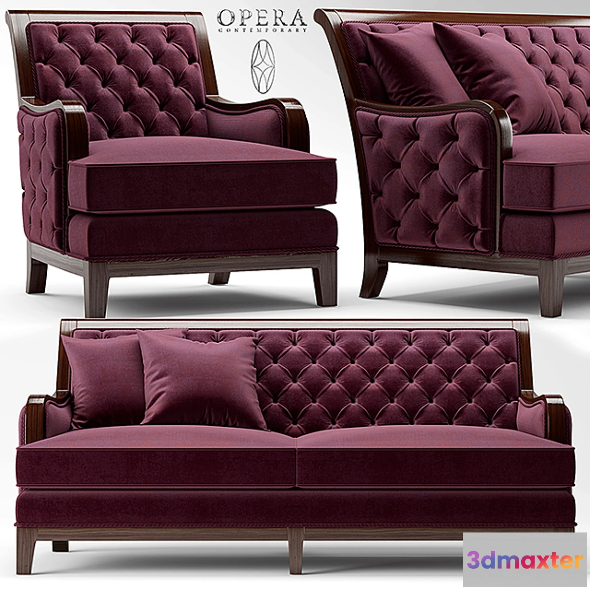 637091 - Sofa and chair Opera SEBASTIAN CLASSIC