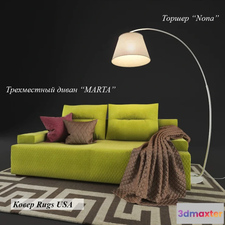 639047 - Triple sofas MARTA