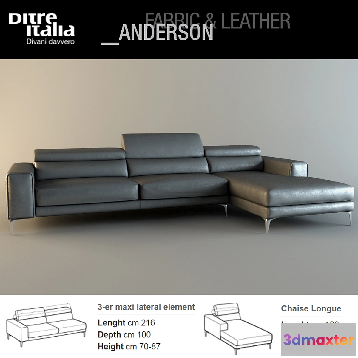 639173 - Ditre Italia - Anderson sofa 3
