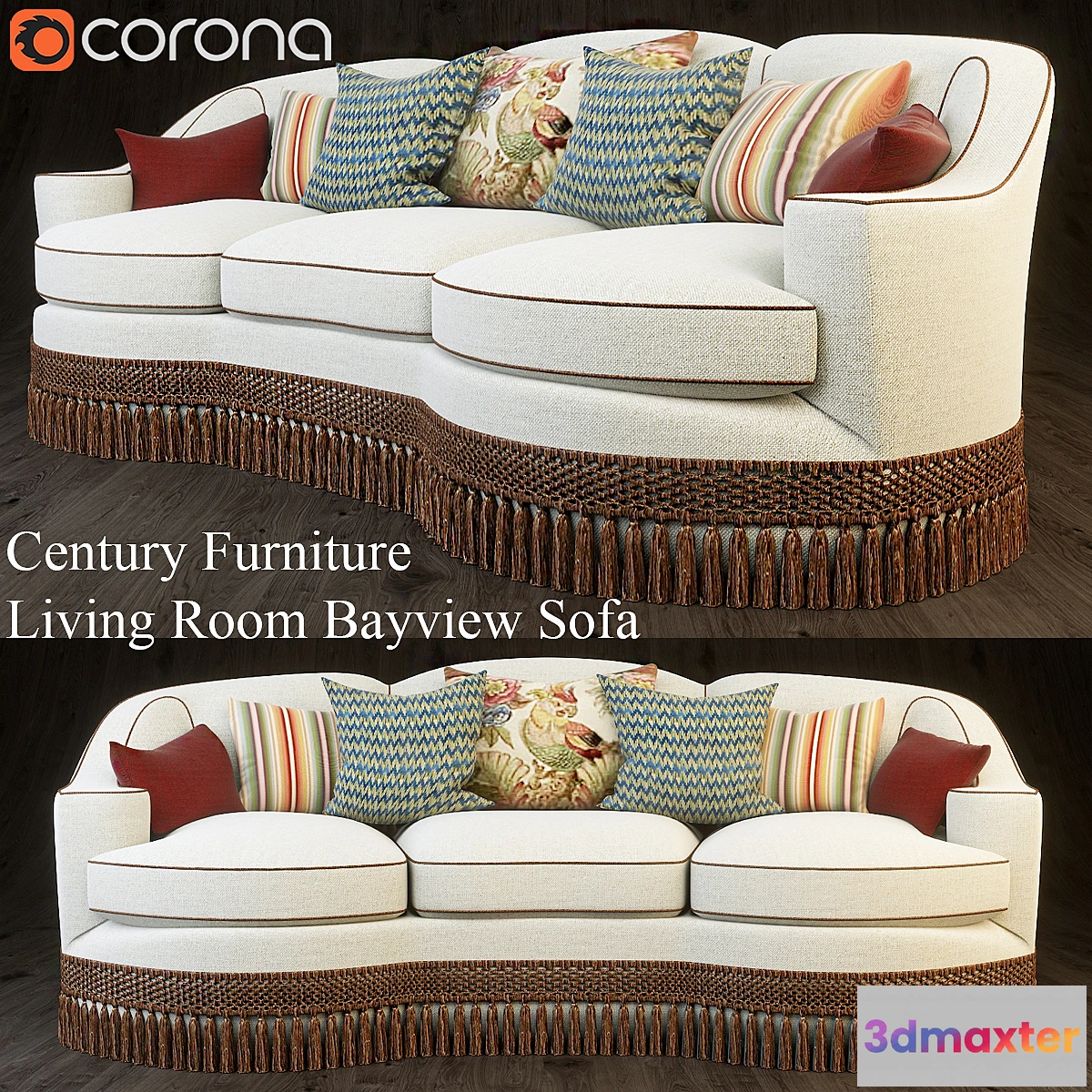 639321 - Century Furniture Living Room Bayview Sofa