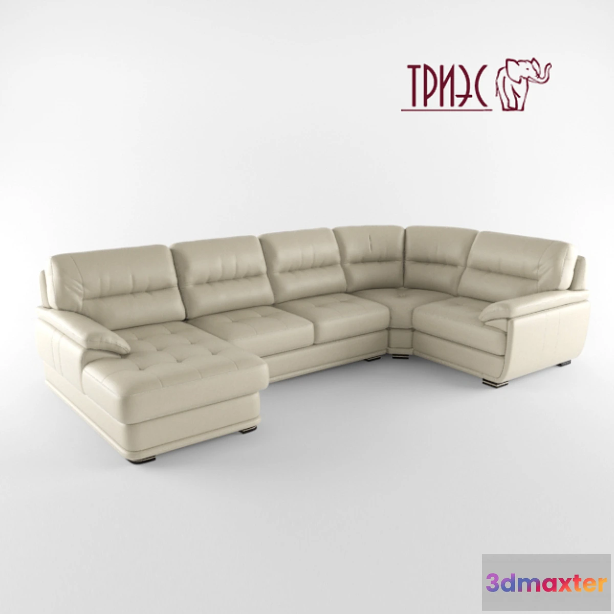 641559 - Modular sofa with ottoman and a bar Diana-2 (Factory TRIES)