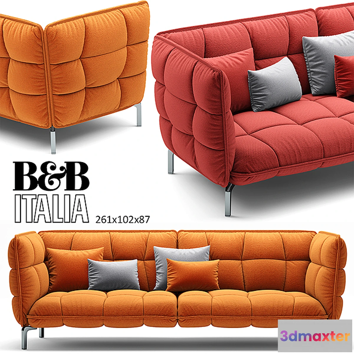 648173 - Sofa HUSK sofa B & B Italia 261 - No.2