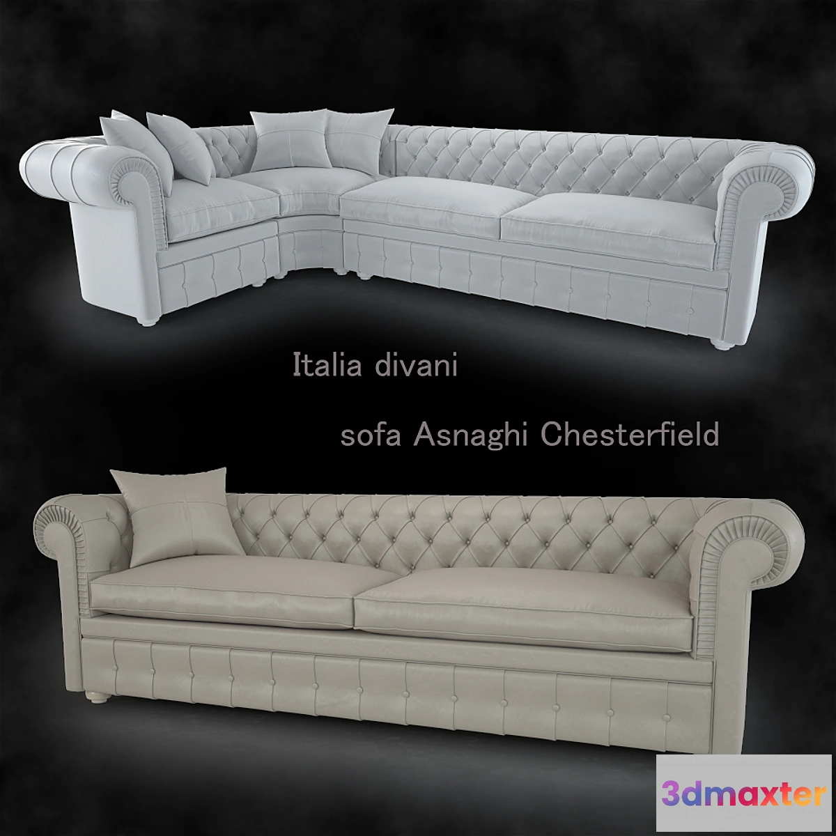 648231 - Asnaghi Chesterfield Sofa