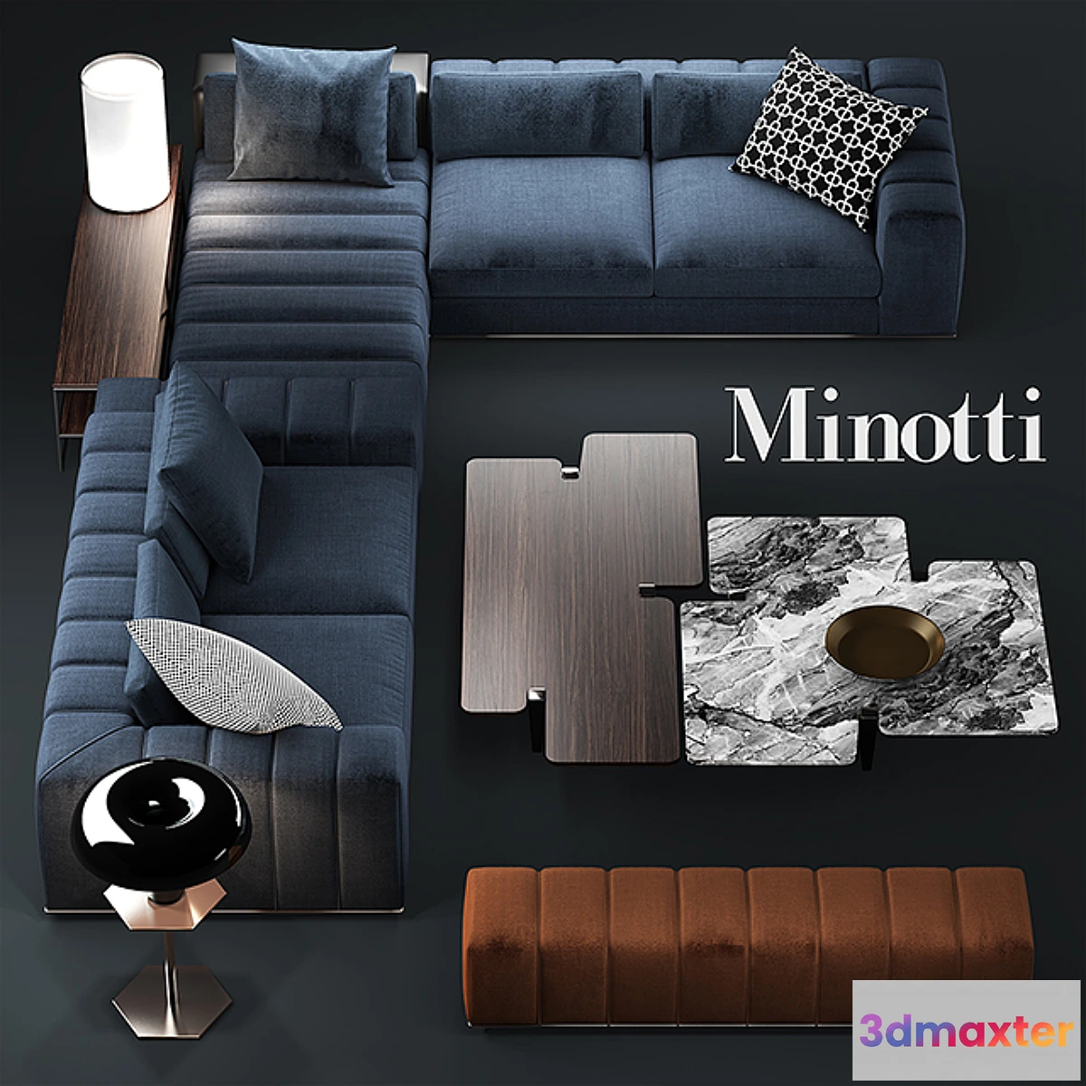 648493 - Sofa minotti freeman seating system - No.2