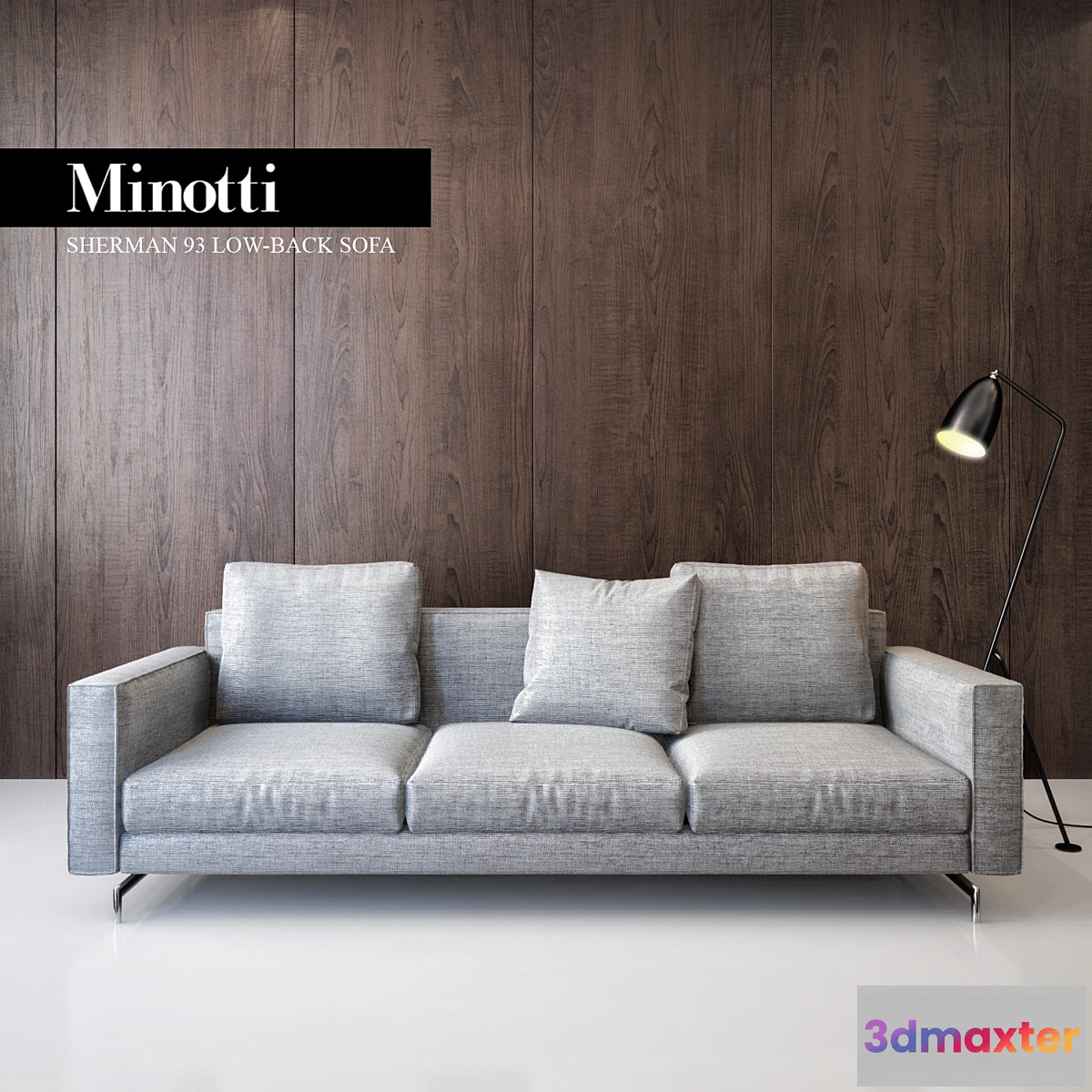 648501 - Minotti Sherman 93 low-back sofa