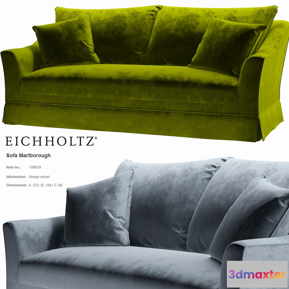652369 - Eichholtz Sofa Marlborough