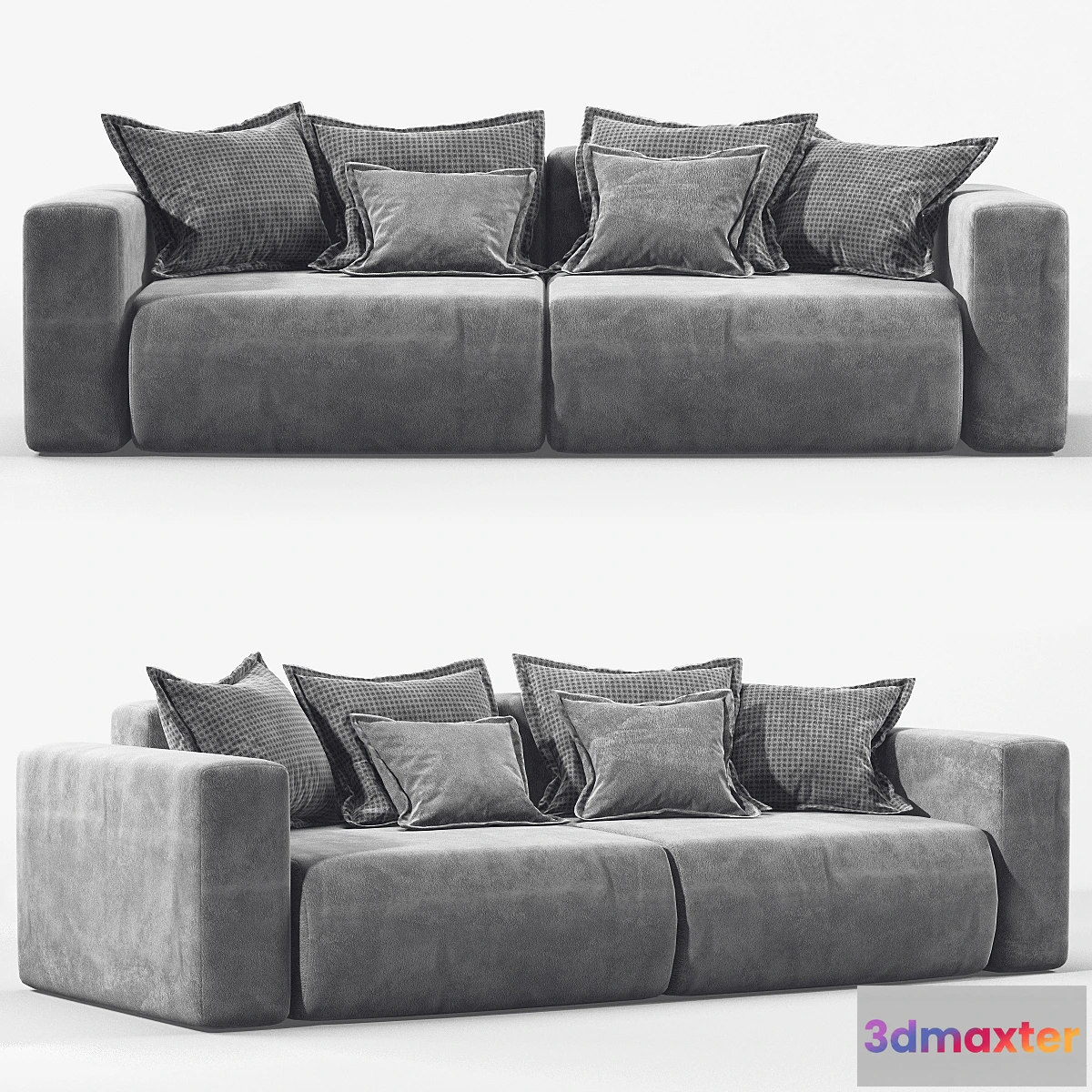 654205 - Sofa Moon007 Low poly