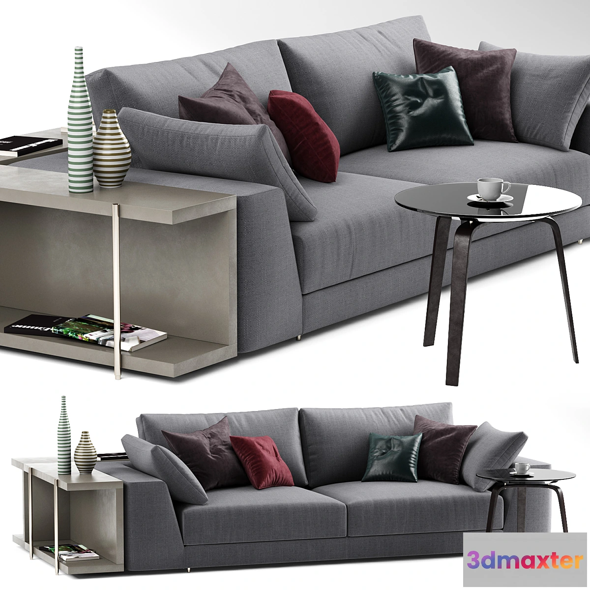 654259 - Argo gray sofa AG002 - MisuraEmme