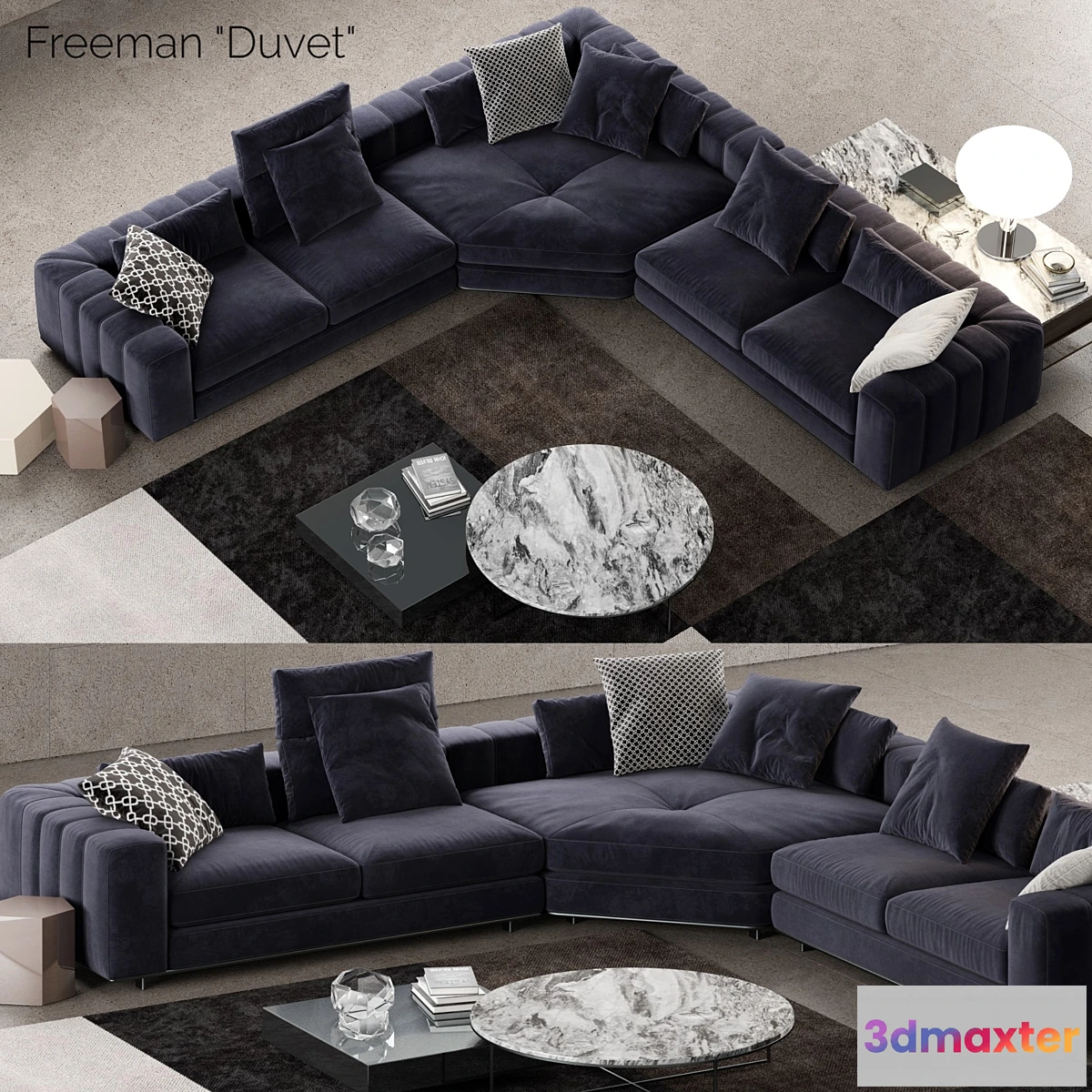 654271 - Minotti Freeman Duvet Sofa 2