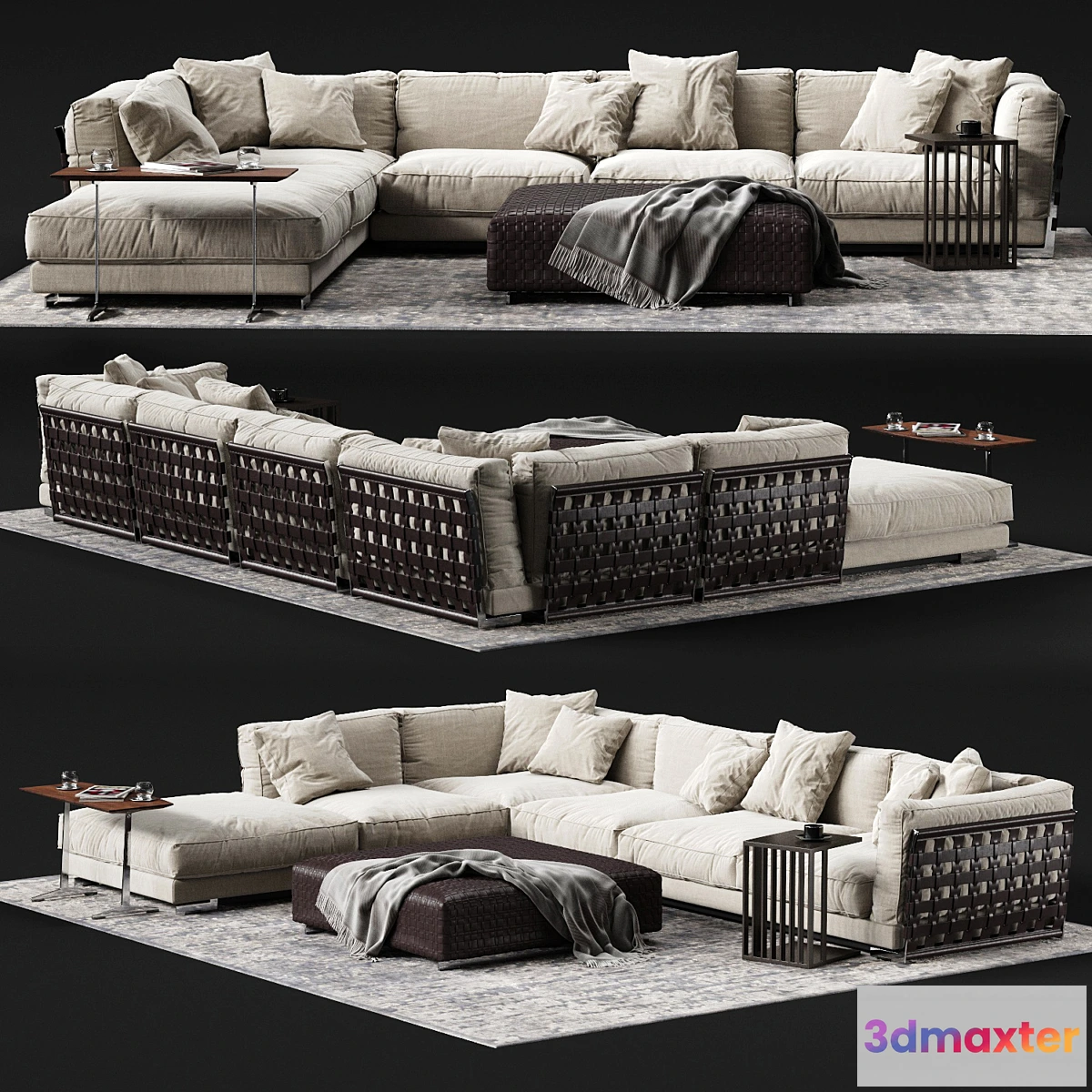 654273 - FLEXFORM CESTONE Corner Sofa - No.2