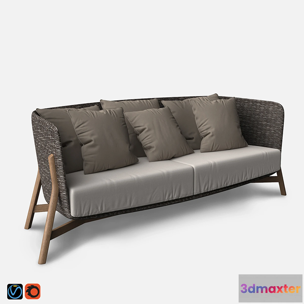 654401 - Point ROUND Sofa 3
