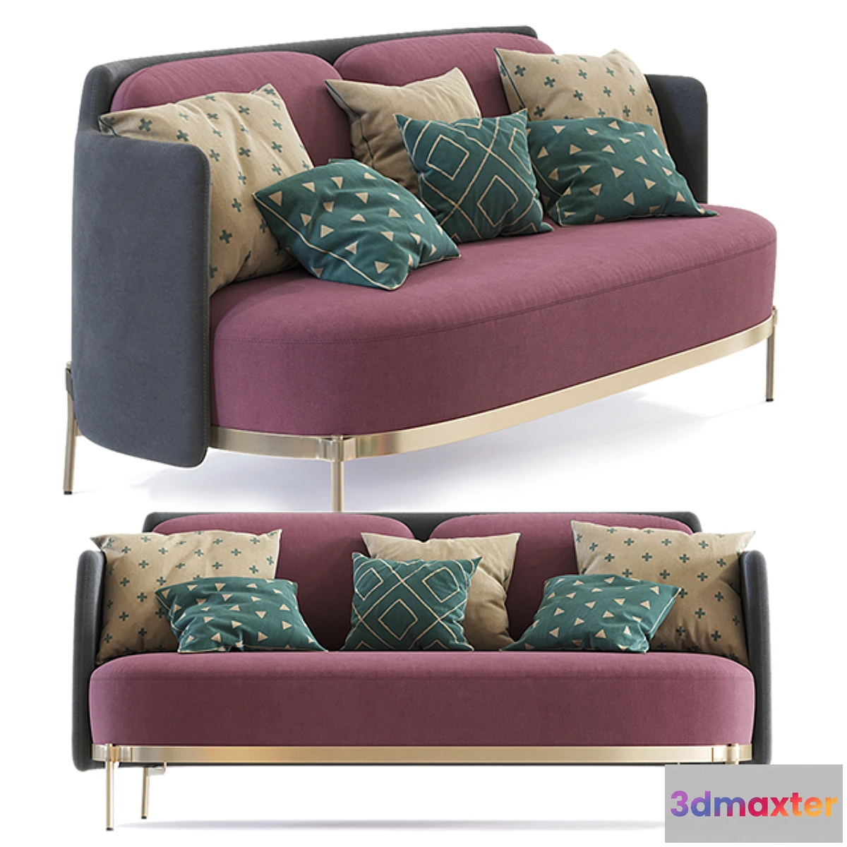 657205 - Minotti Tape Sofa (two seat)