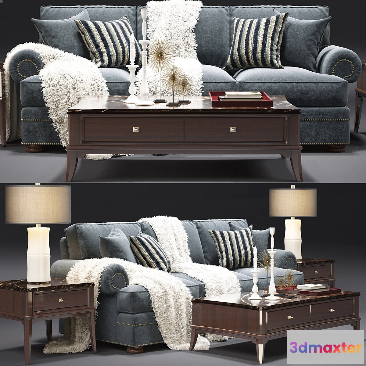 660441 - Thomasville_Ashby Sleeper Sofa - No.2