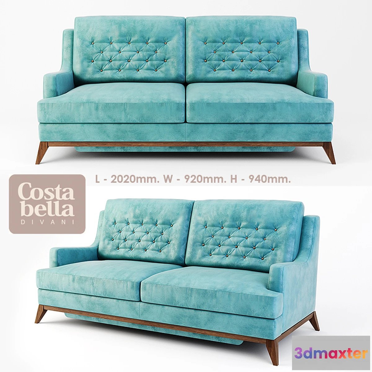662381 - Sofa Costa Bella Fabio