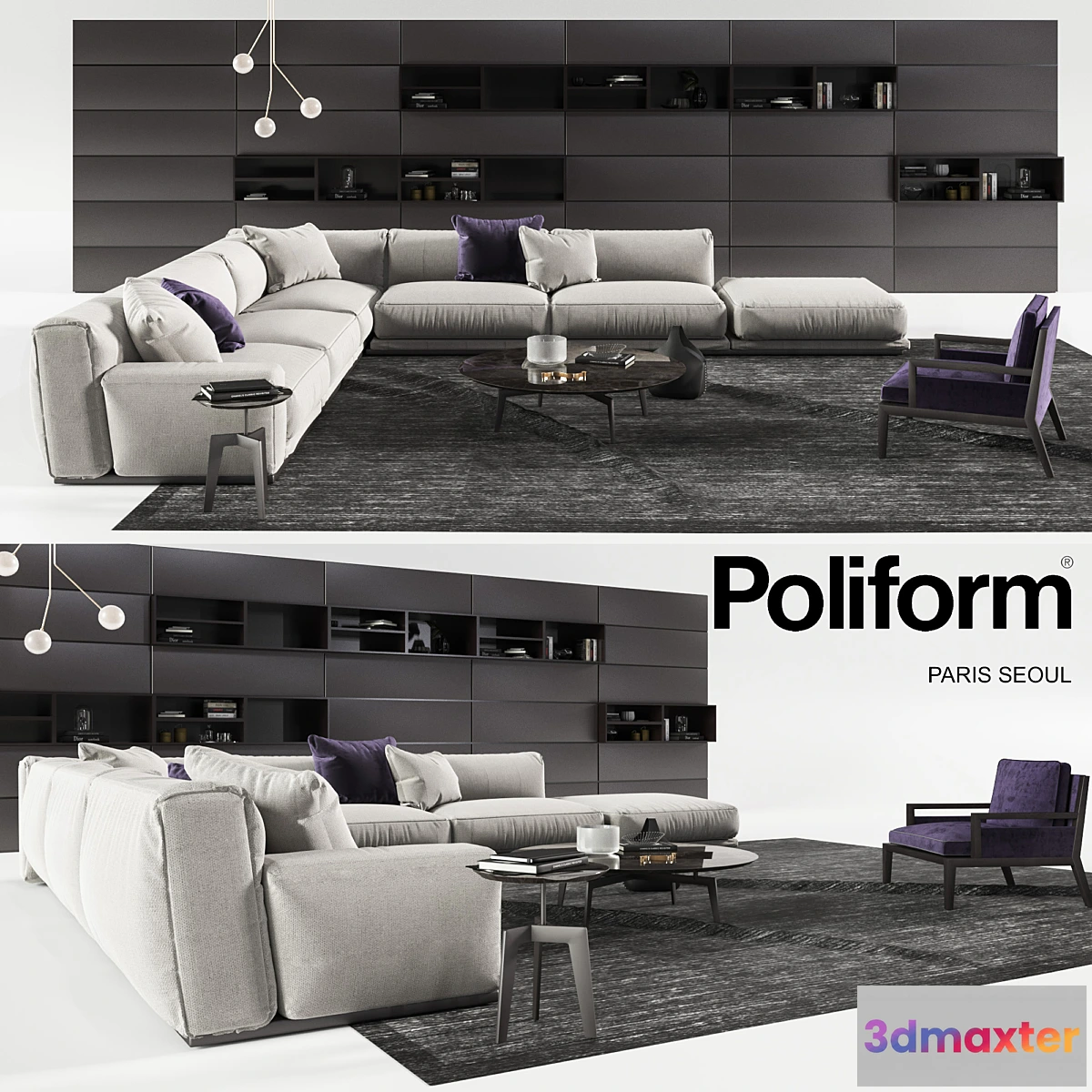 665403 - Set from Poliform Paris
