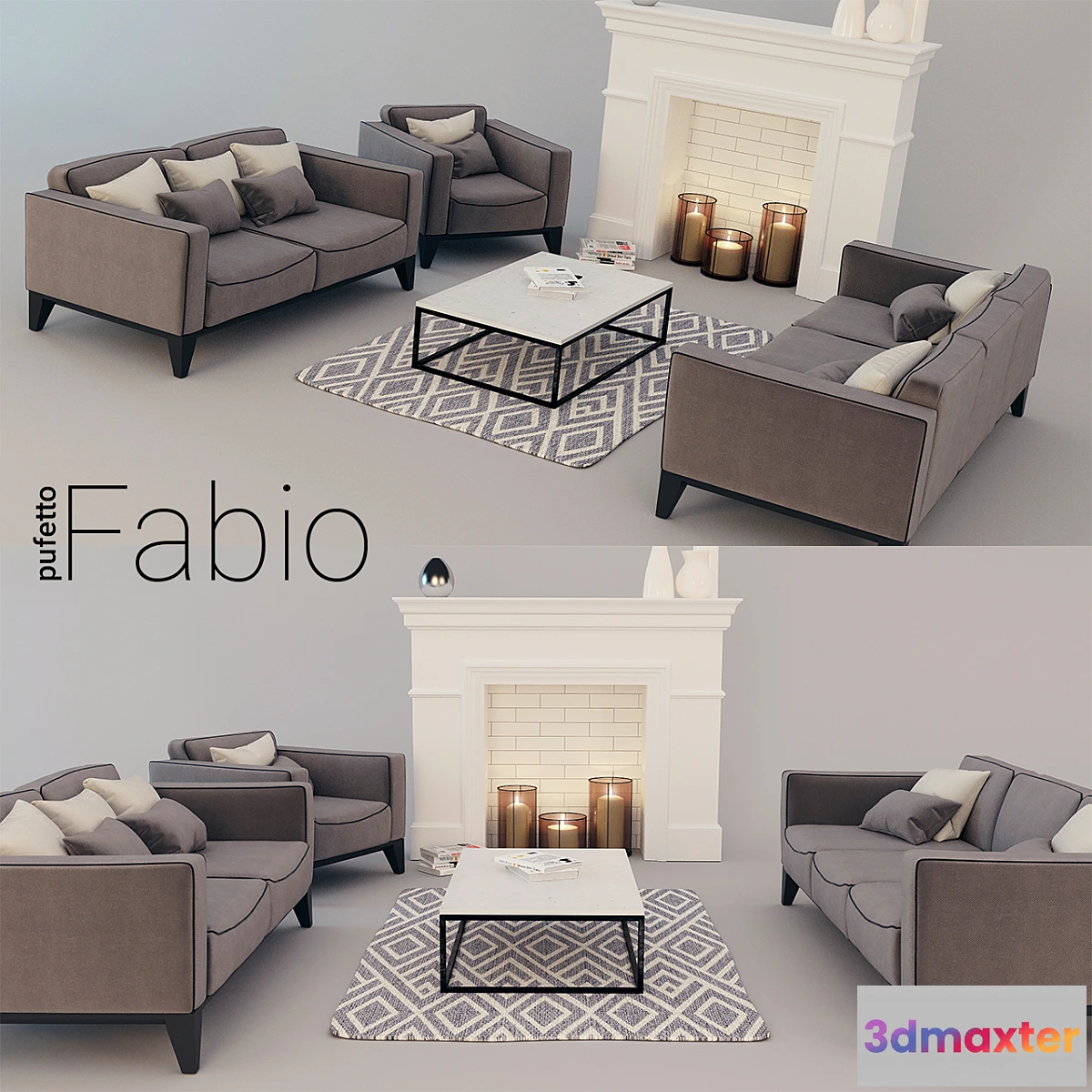665419 - Set of sofas Fabio