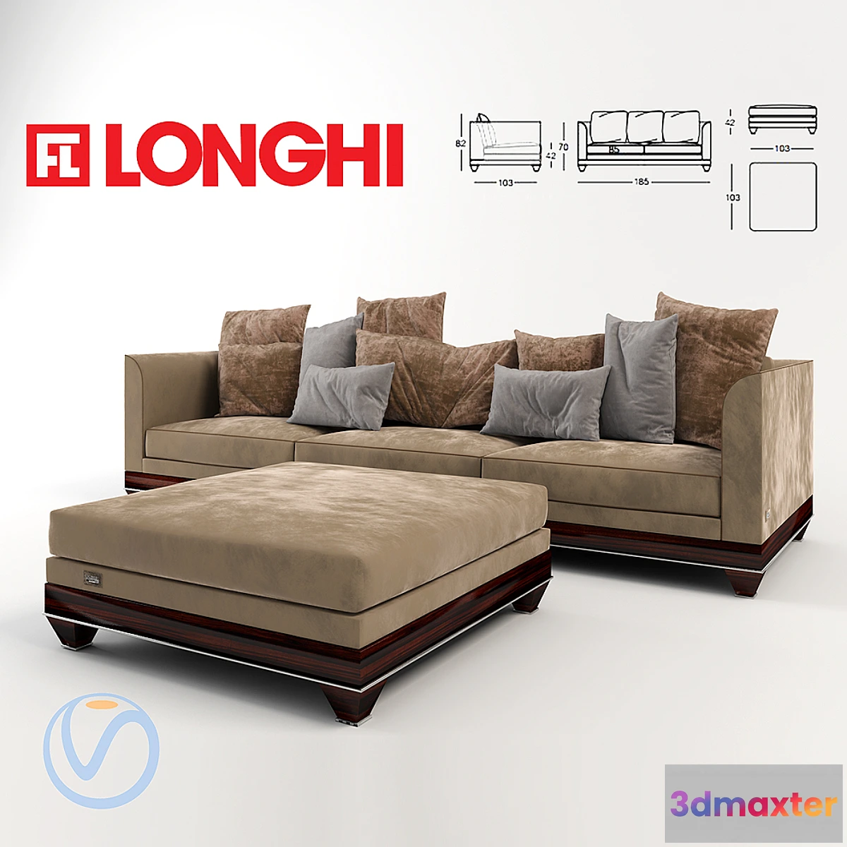 666897 - Sofa Longhi Chopin
