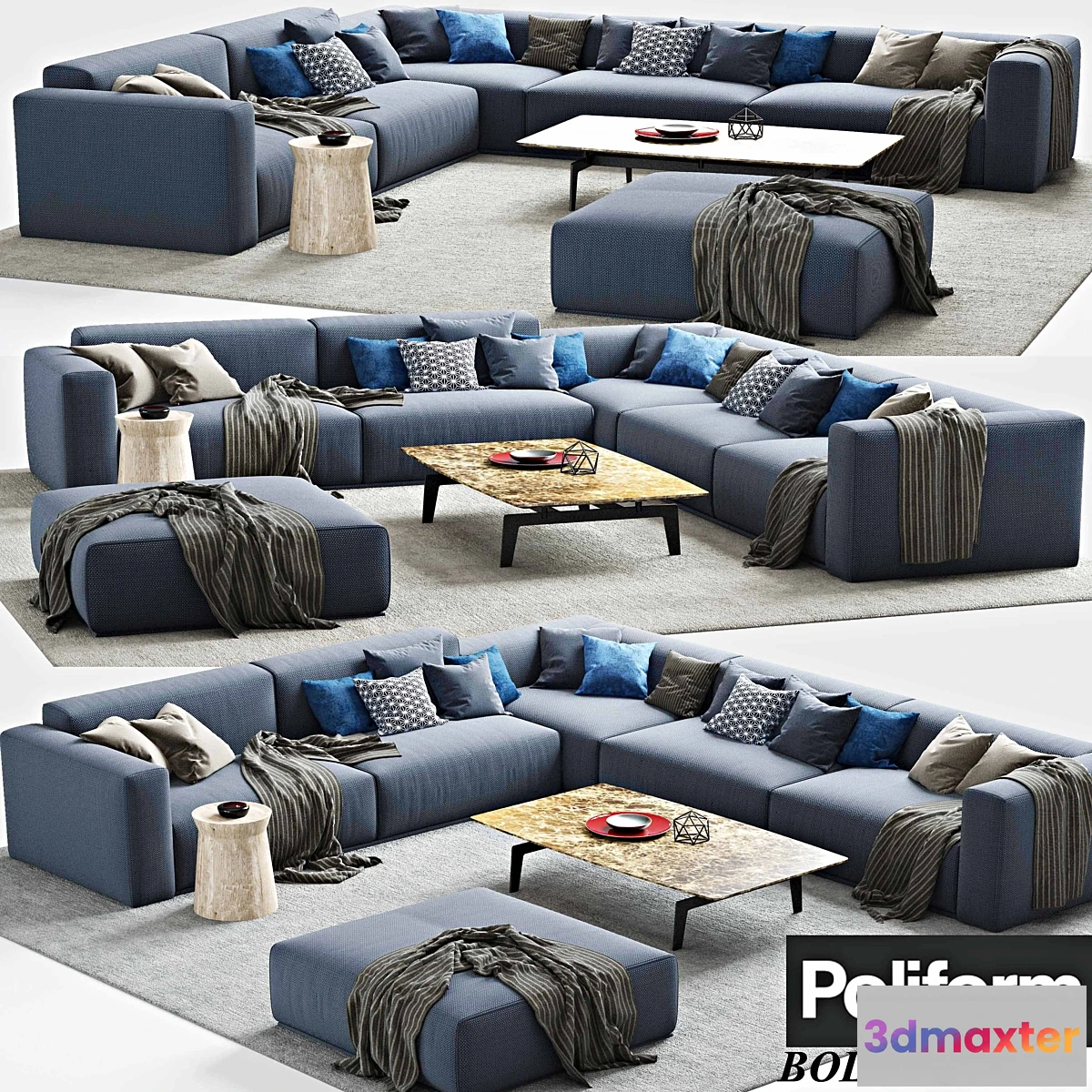 669579 - Poliform_Bolton Sofa_corner sofa_Tribeca_Dama - No.2