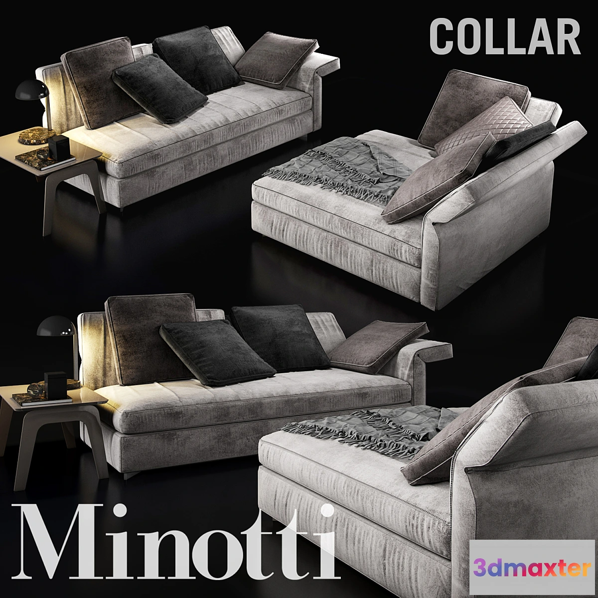 669587 - Sofa Minotti Collar - No.4
