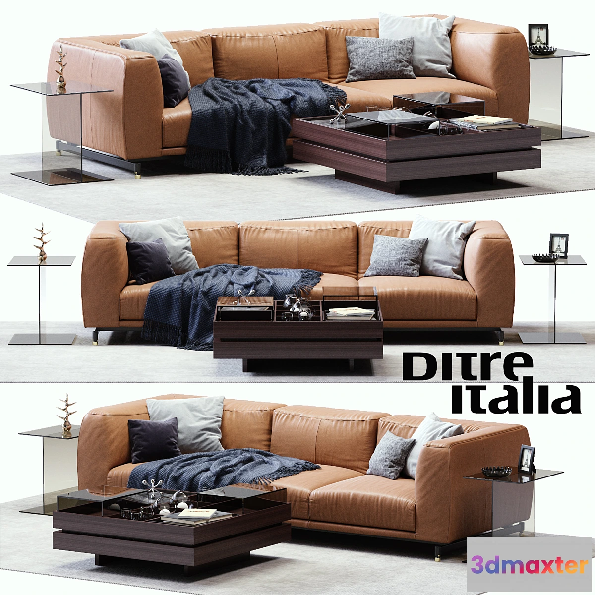 669615 - DITRE ITALIA St. Germain Leather Sofa - No.2