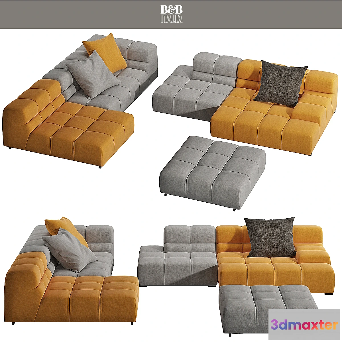 669691 - Sofa Tufty-Time 15 from B&B Italia