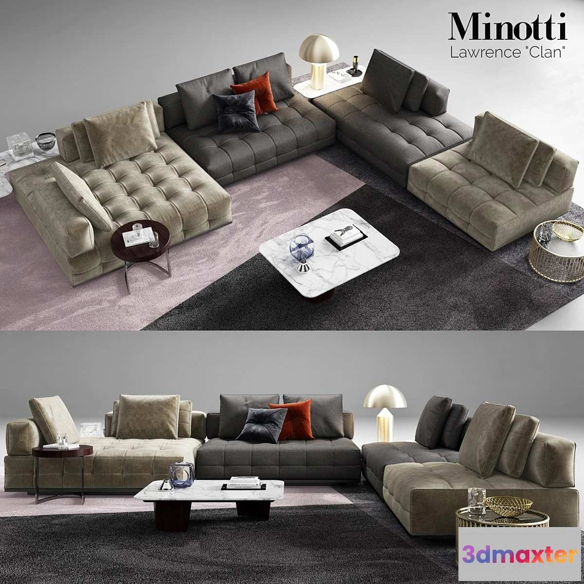 669831 - Minotti Lawrence Clan Seating Arrangements