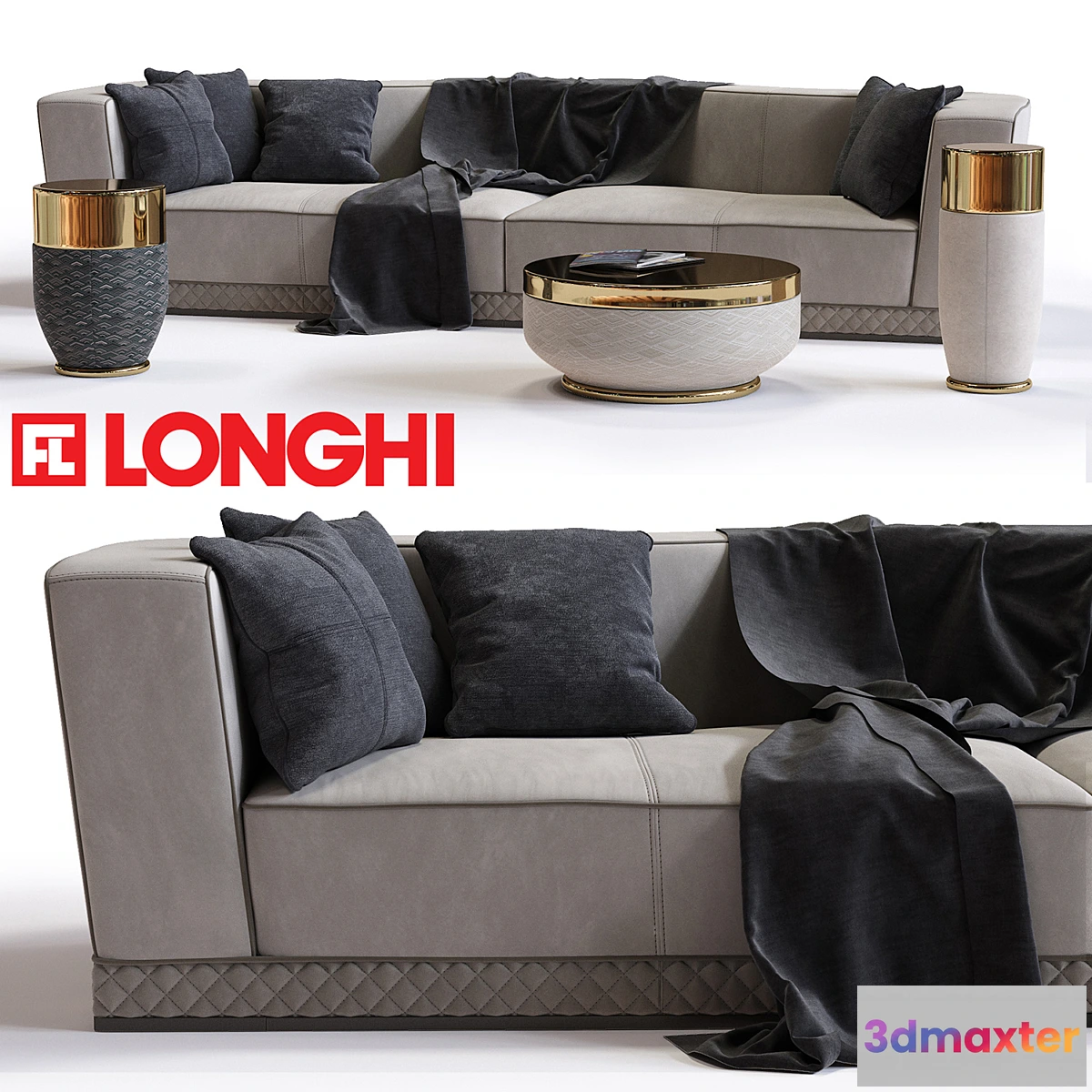671577 - Fratelli Longhi WELLES  Double Depth sofa - No.2