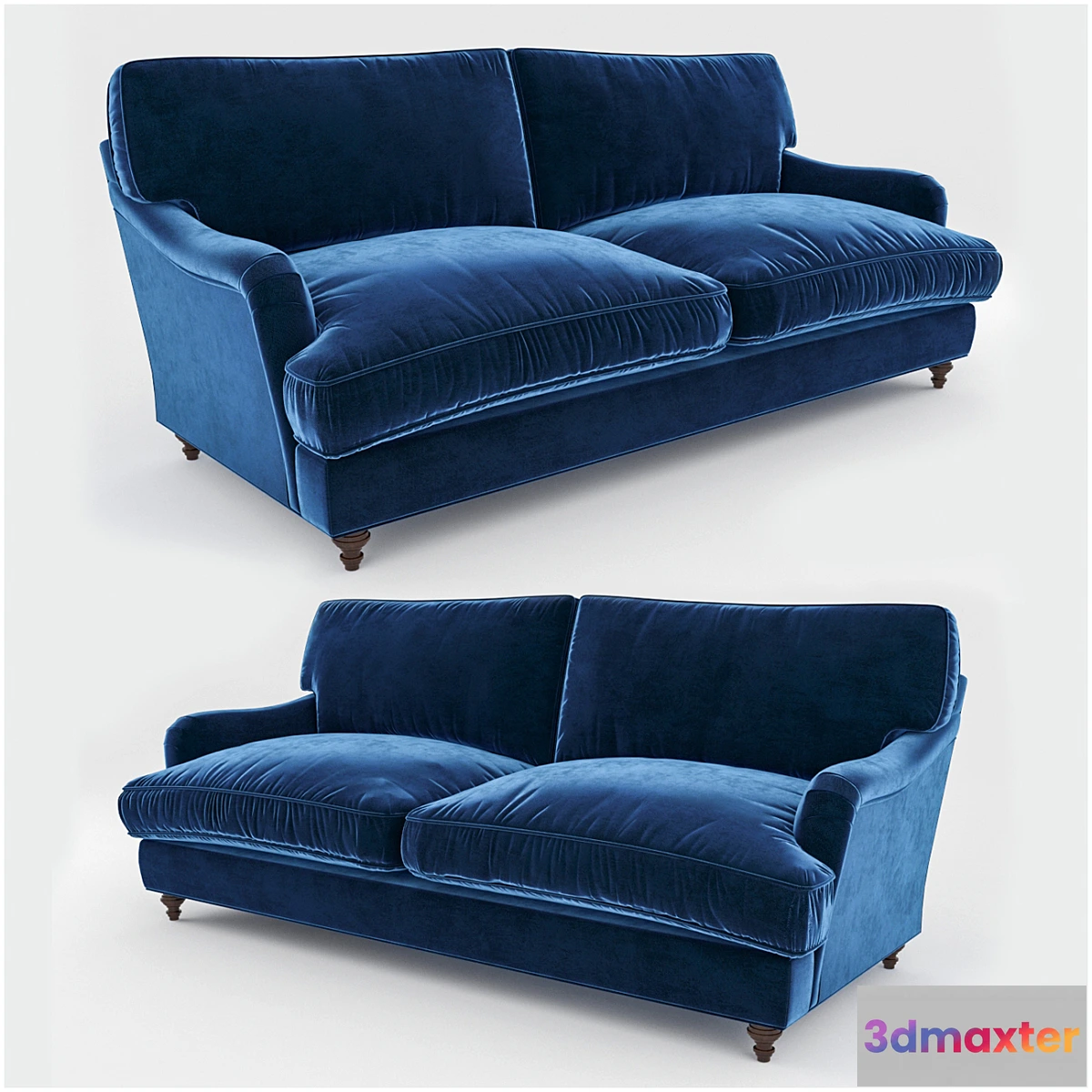 671643 - Sherlock Sofa Sapphire.