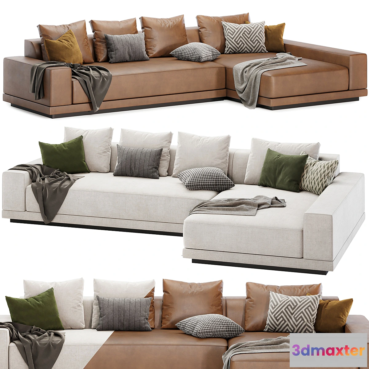 678529 - Cortona Sofa Chaise Sectional - No.2