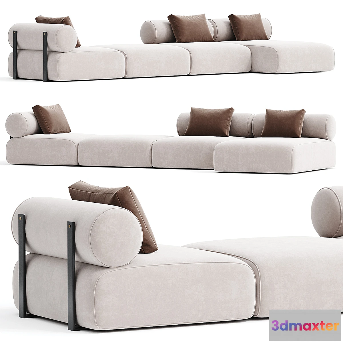 678581 - Contemporary Modular System Black Steel