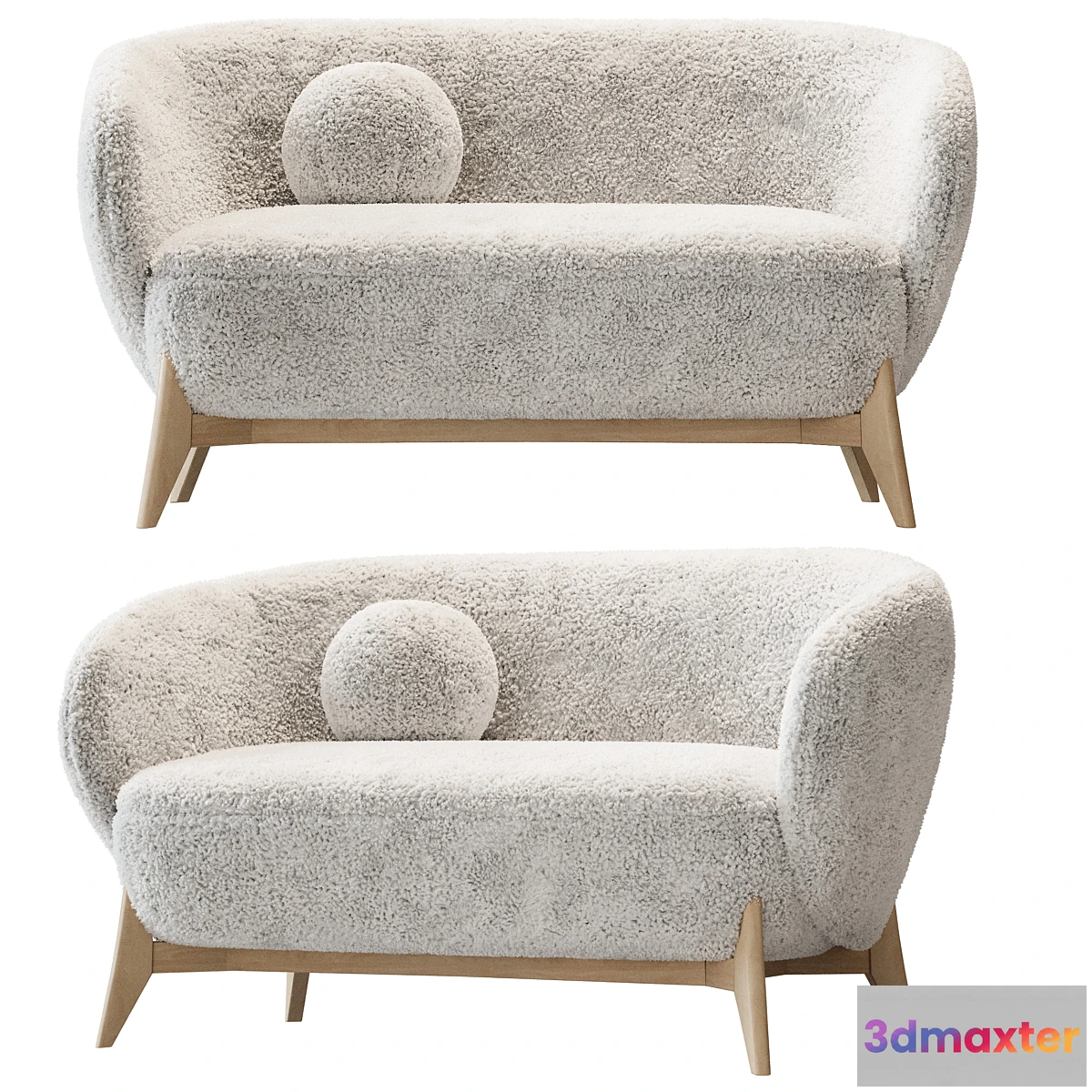 678625 - Sofa Tilar Cozy White