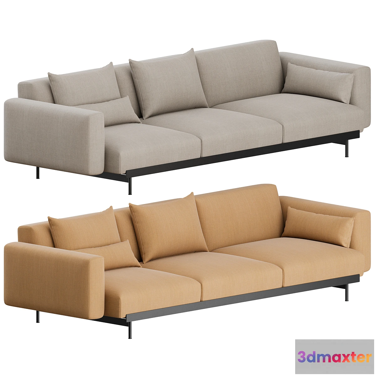 678799 - IN SITU 3 Seater Sofa by Muuto