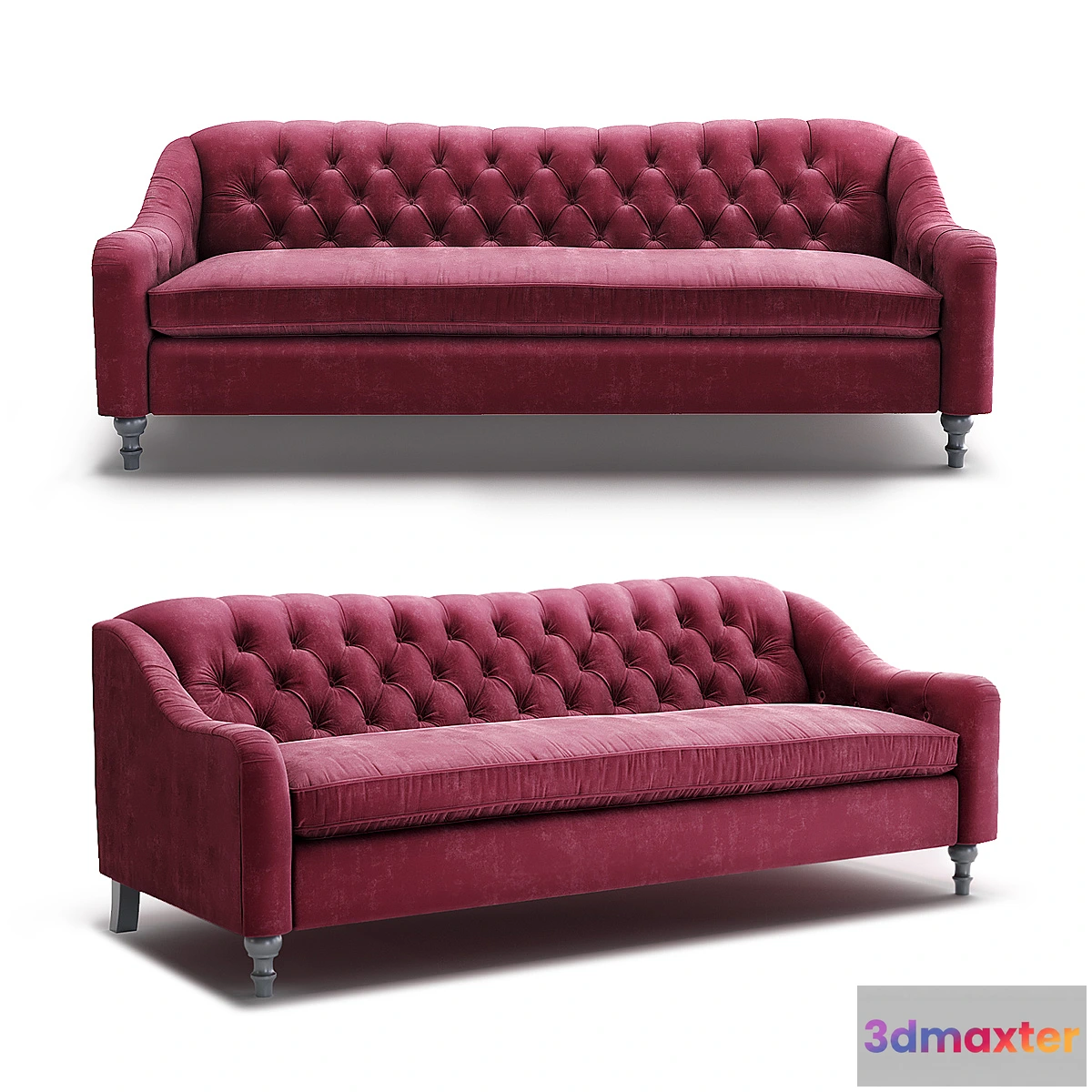 678821 - KIM SALMELA Waverly Tufted Sofa