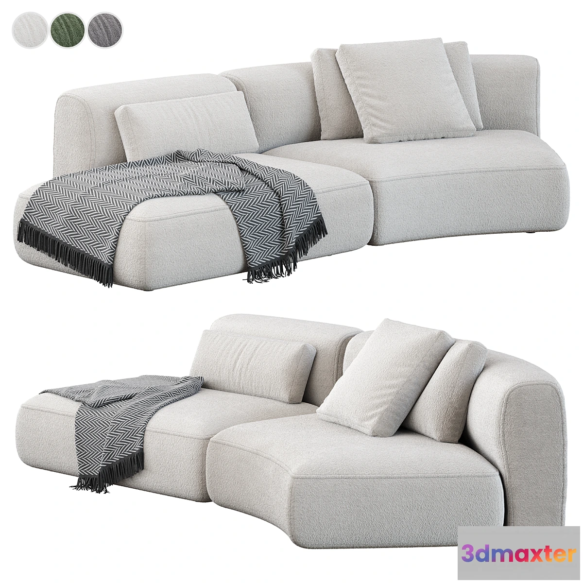 678825 - Modular sofa MDF ITALIA Cozy Curve Sofa