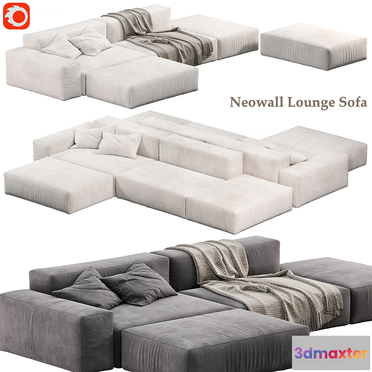 695090 - Neowall Lounge Sofa N2 by livingdivani