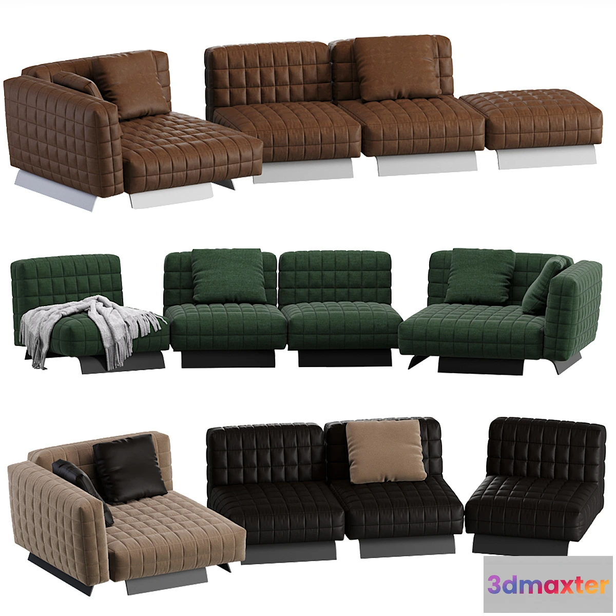 695134 - Minotti TWIGGY Modular Sofa 05